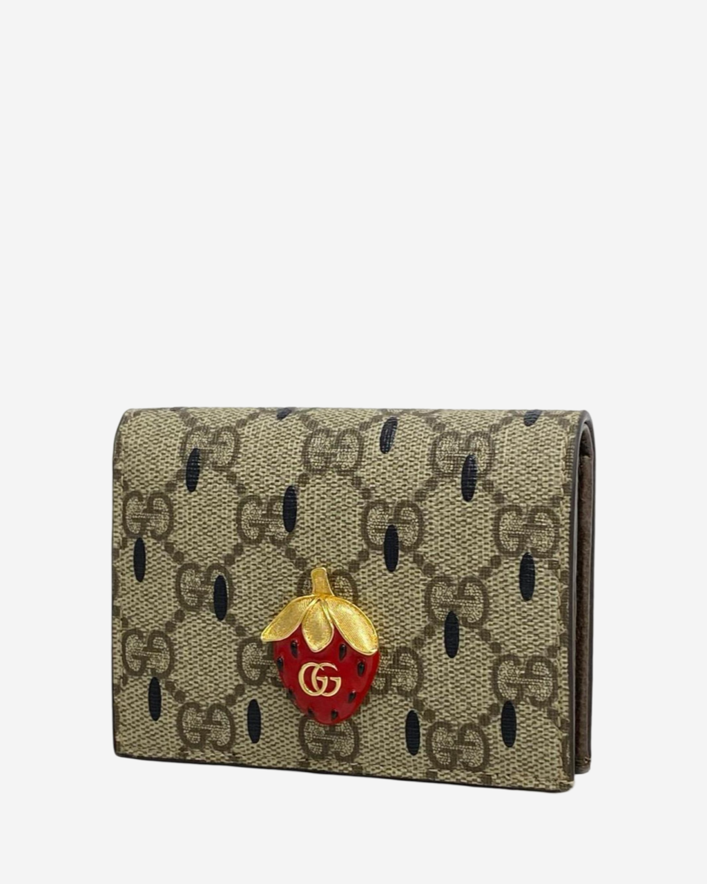 【GUCCI】ストロベリーウォレット GUCCI|ストロベリープリントGGジップウォレット|【ハードオフ公式通販