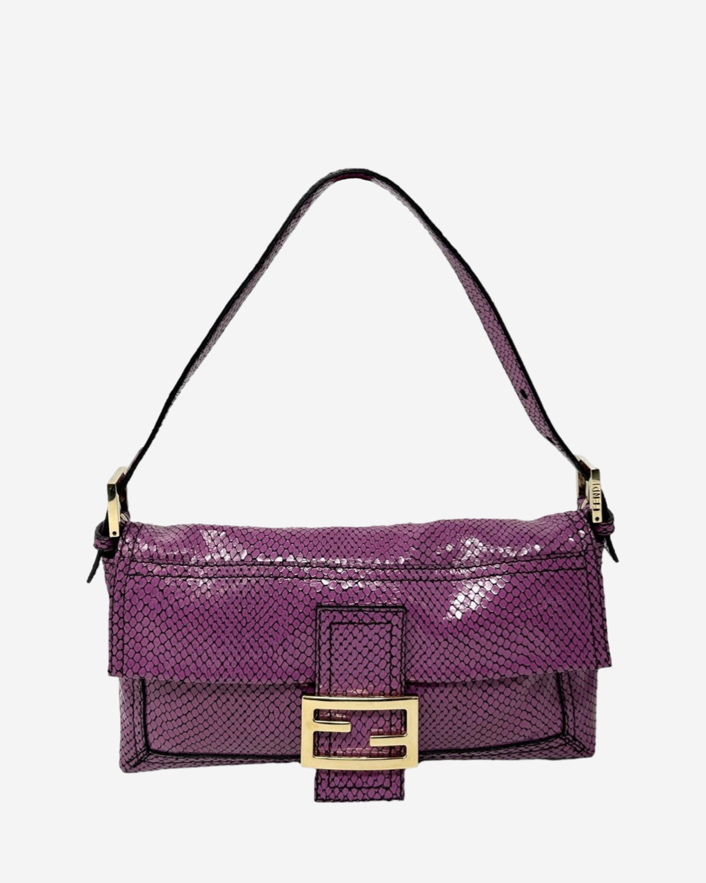 Fendi Baguette Vintage Snakeskin Bag - Main Image