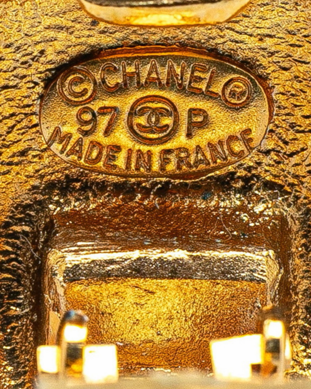 Chanel CC Coin Earrings
