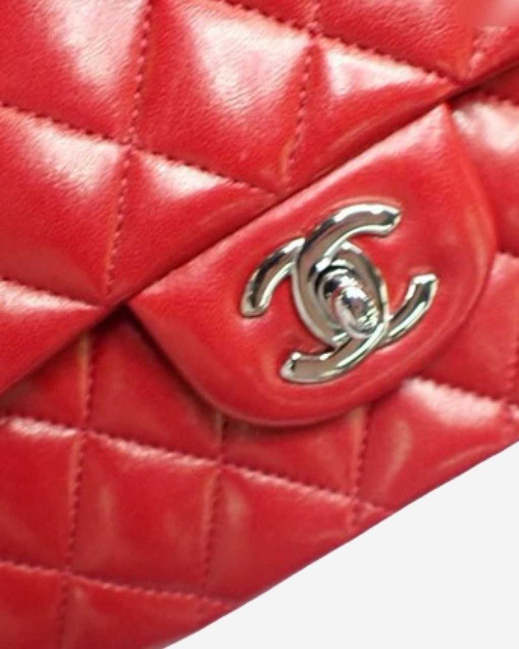 Bolsa Chanel Classic Double Flap Roja 2009-2010