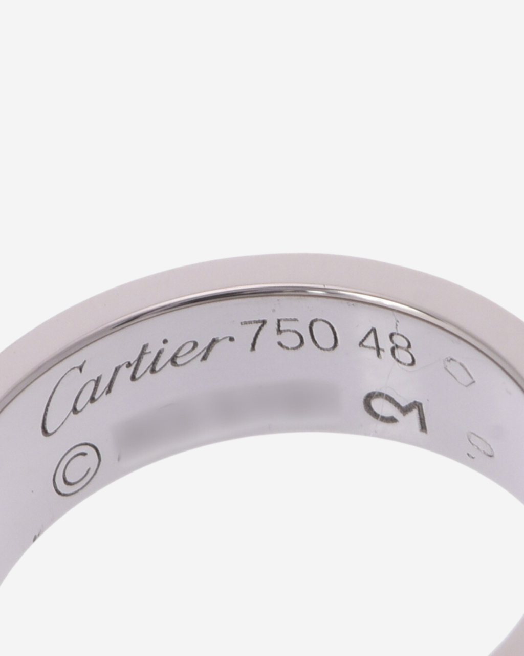 White Gold Cartier 52833a 750 Serial Number Real Cartier 750 Ring
