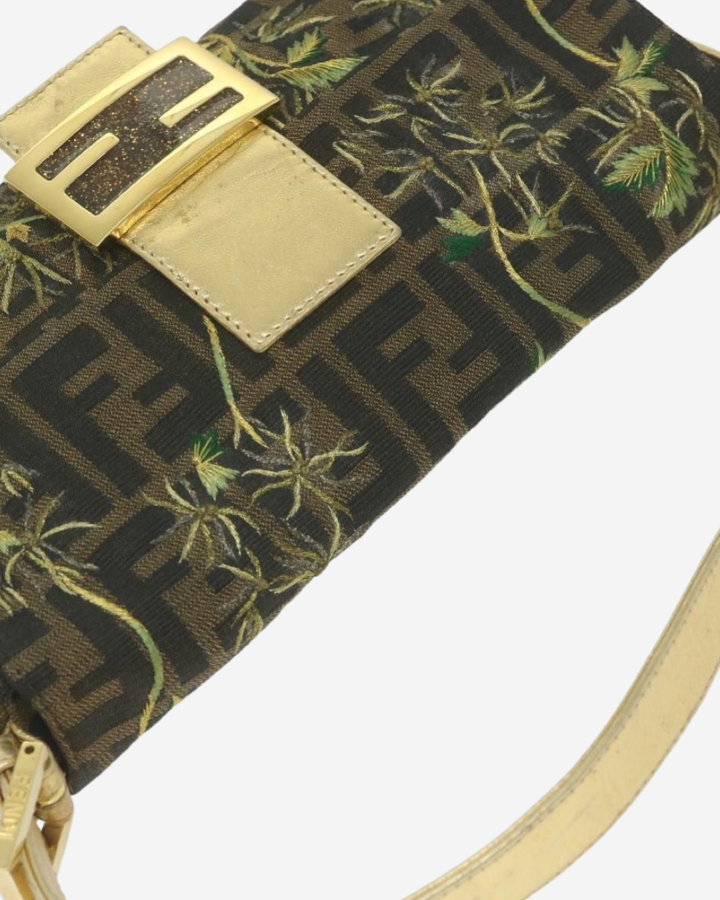 Vintage Embroidered Fendi Baguette Bag