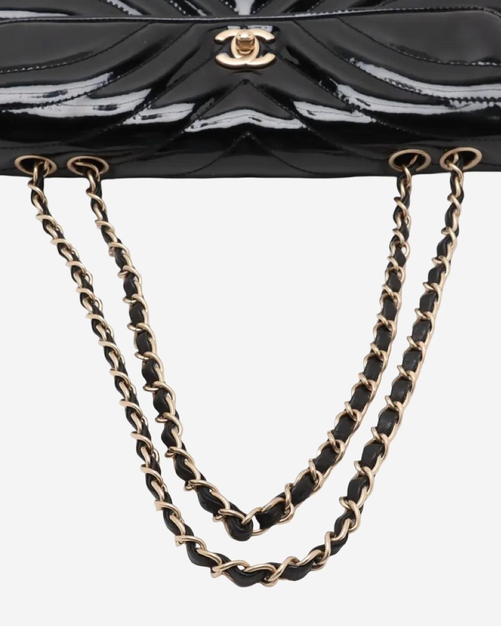 Bolsa Chanel East West Chevron 2003-2004