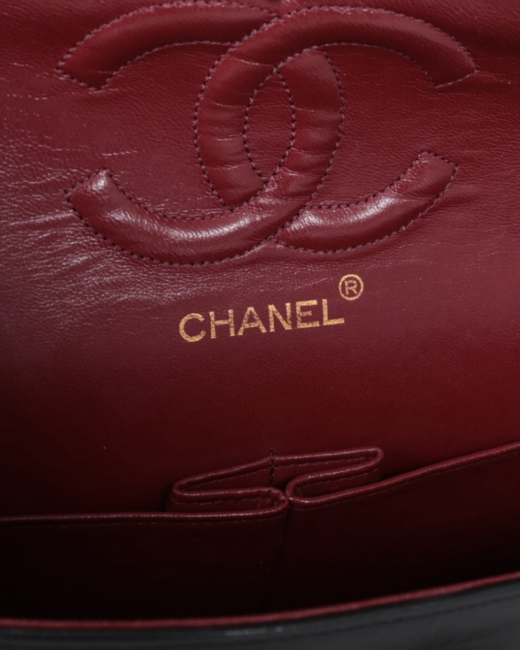 Bolsa Chanel Classic Double Flap 25cm 2000-2002