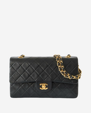 Bolsa Chanel Vintage Classic Double Flap 25cm 1989-1991