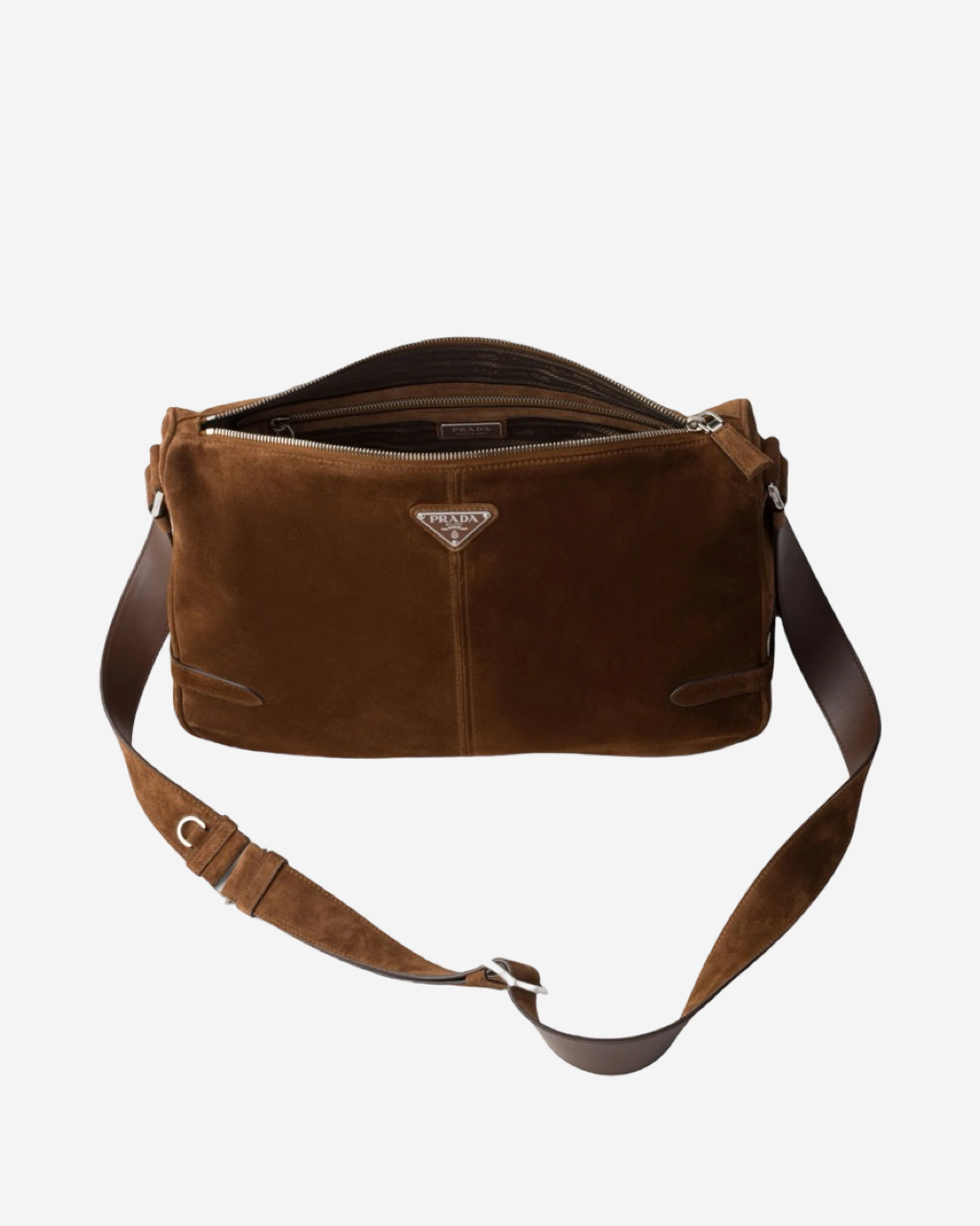 Bolsa Mensajero Prada Gamuza