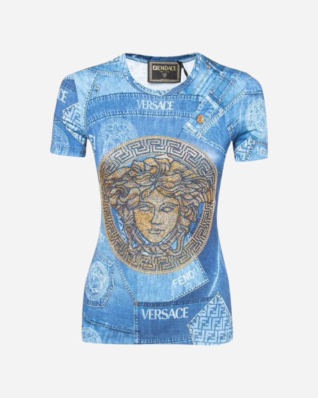 T-Shirt Fendi x Versace Medusa