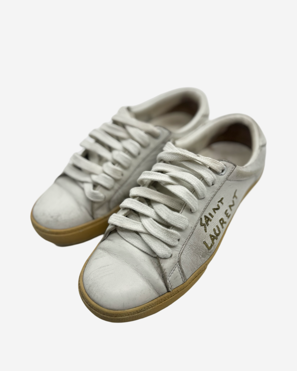 Saint Laurent Signature Distressed Sneakers