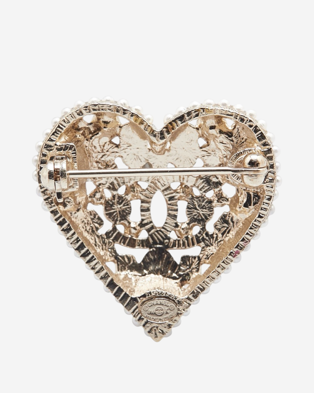 Chanel Heart Brooch