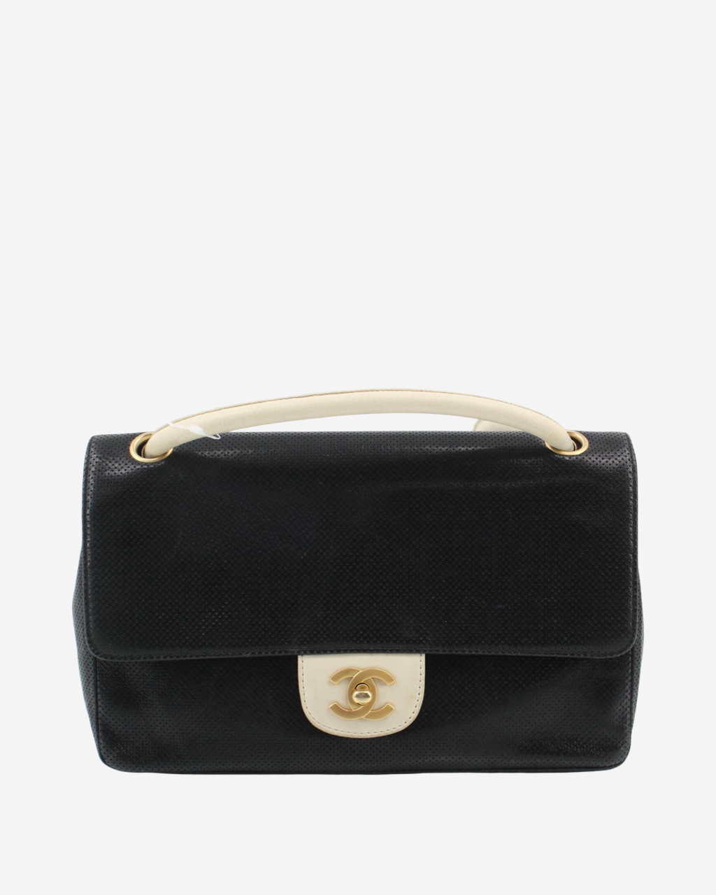 Chanel Perforated Leather Flap Bag 2000-2002