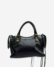 Bolsa Balenciaga City Mini Perforada