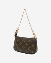 Bolsa Louis Vuitton Mini Pochette Canvas Monogram