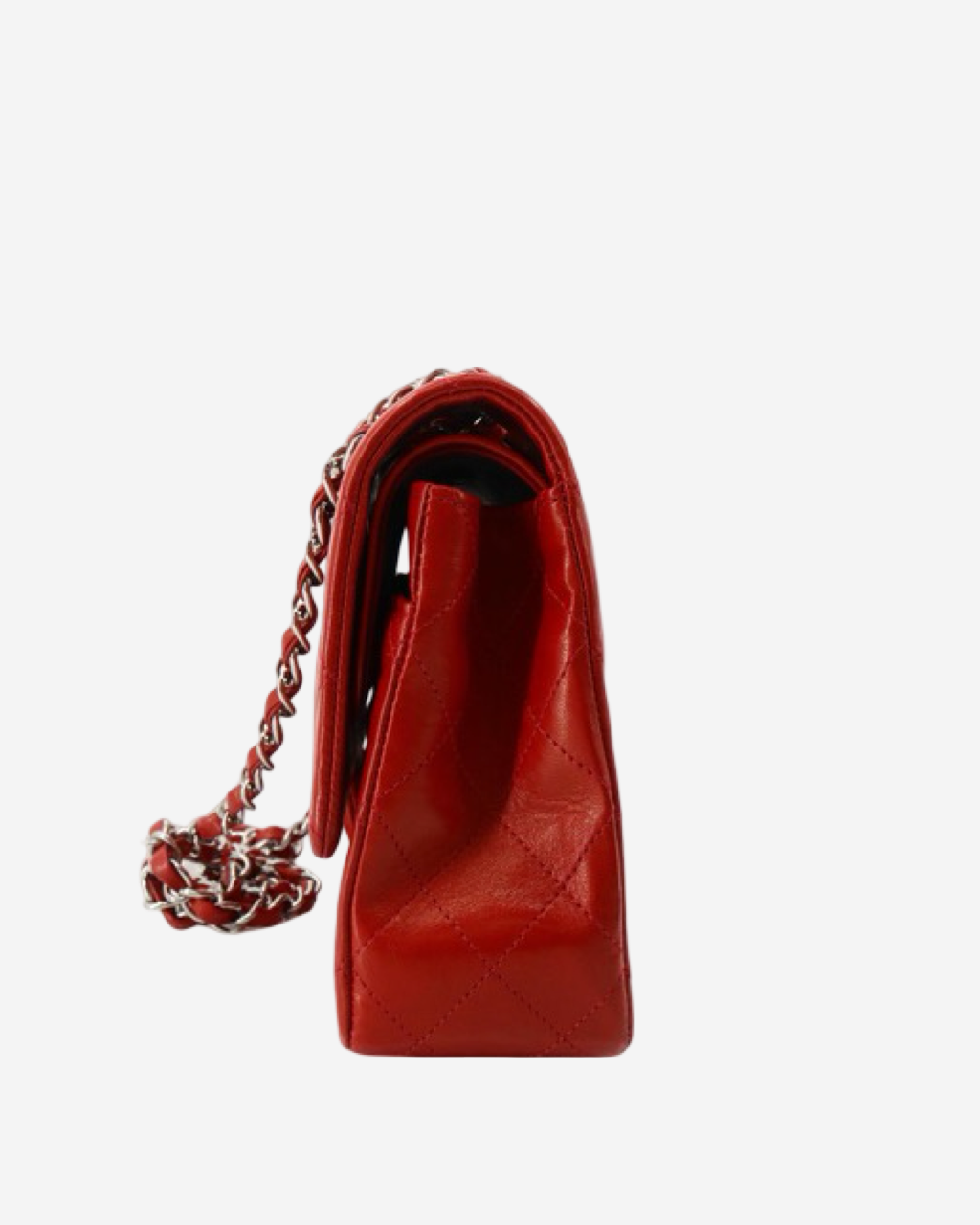 Bolsa Chanel Classic Double Flap Roja 2009-2010