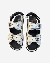 Chanel Interlocking Dad Sandals
