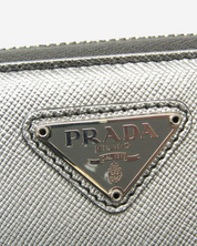 Cartera Prada Plateada