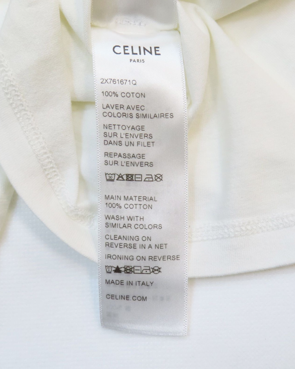 Celine Cropped T-Shirt