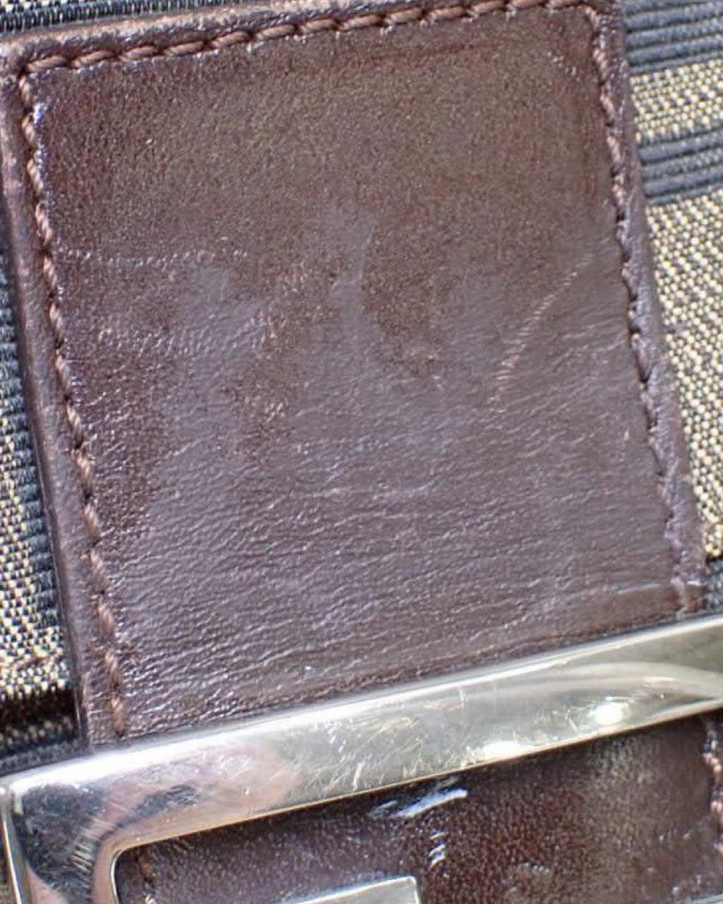 Fendi Mamma Baguette Zucca Bag