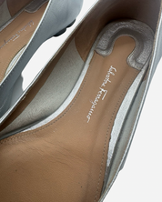 Ferragamo Metallic Flats 36