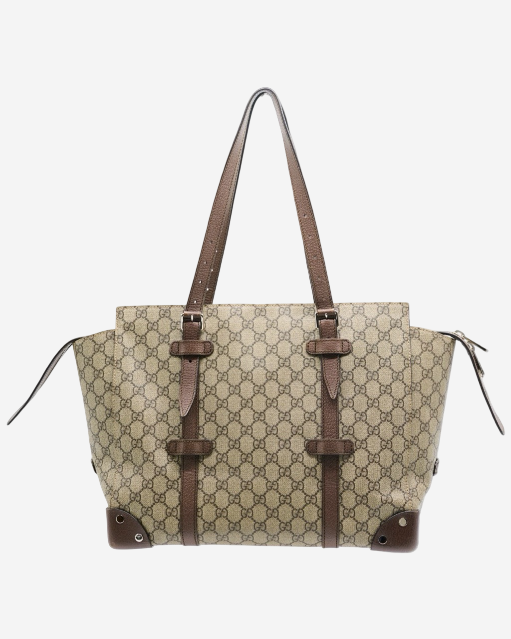 Bolsa Gucci x Globe Trotter GG Supreme Tote