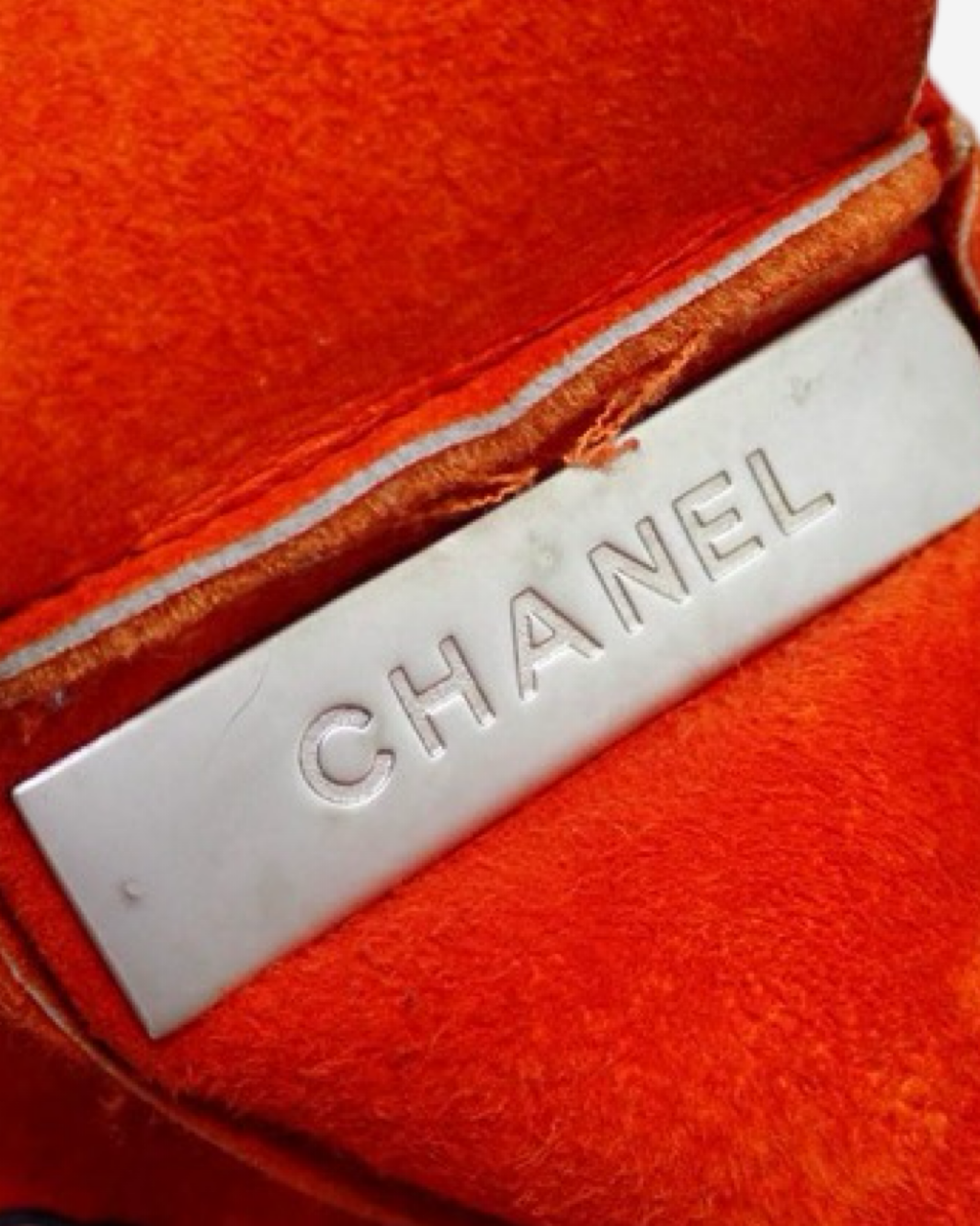 Chanel Vintage Suede Bag