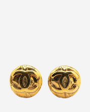 Chanel CC Coin Earrings