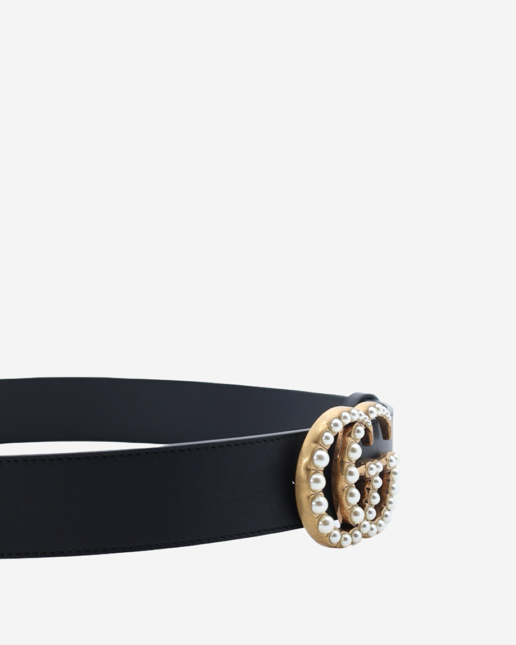 Cinturón Gucci GG Perlas