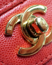 Vintage Chanel Classic Flap Squared Bag 1997-1999