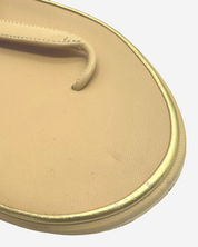 Chanel Gold Sandals 40