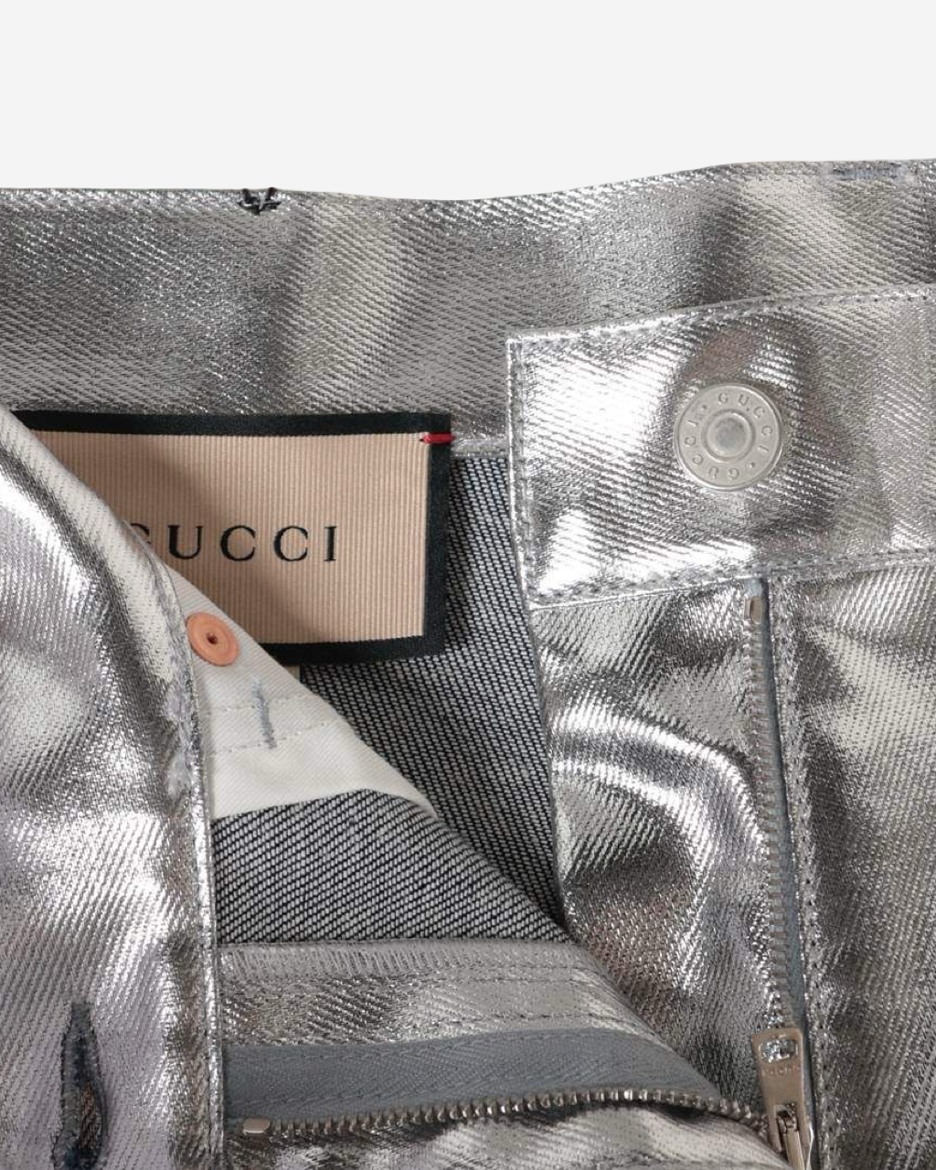 Gucci Silver Jeans