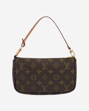 Louis Vuitton Pochette Canvas Monogram Bag