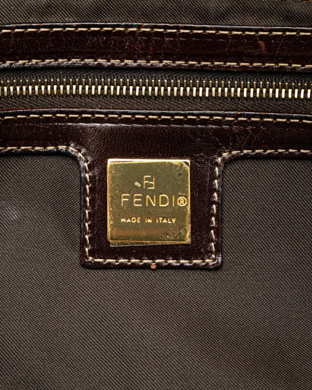 Bolsa Fendi Baguette Zucchino PVC