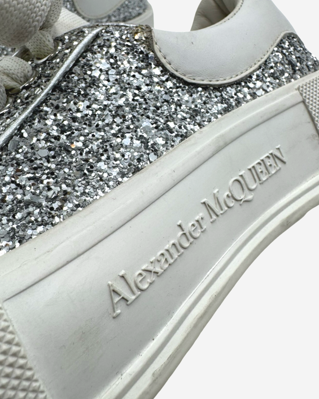 Alexander McQueen Glitter Sneakers 38