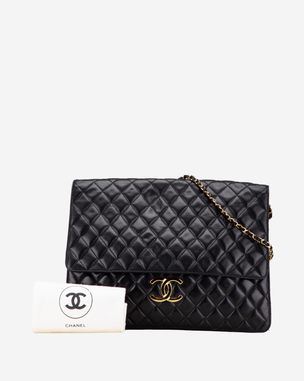 Chanel Jumbo XL Clutch Bag 1989-1991