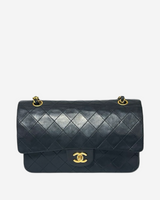 Bolsa Chanel Double Flap 25cm 1989-1991