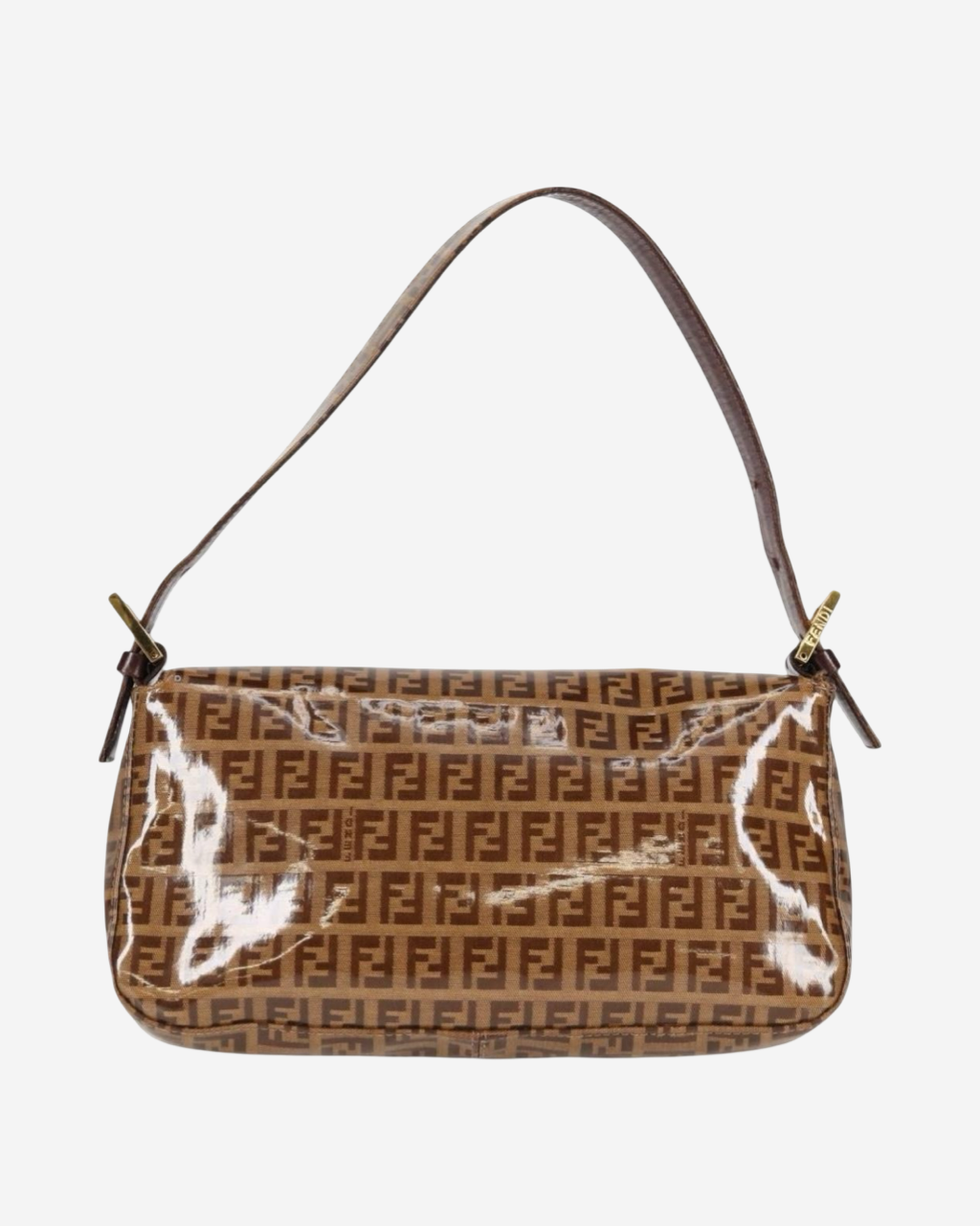 Bolsa Fendi Baguette Zucchino PVC
