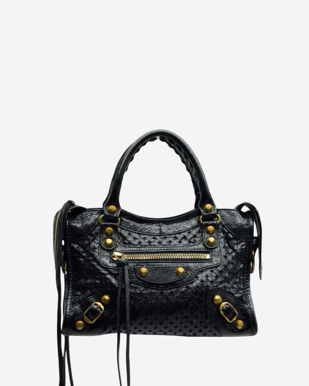 Bolsa Balenciaga City Mini Perforada