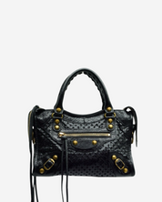 Bolsa Balenciaga City Mini Perforada