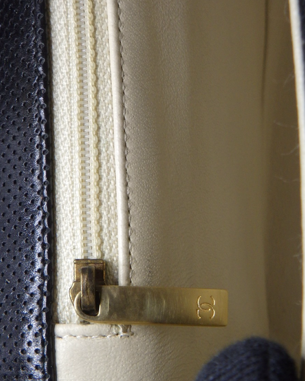 Chanel Perforated Leather Flap Bag 2000-2002