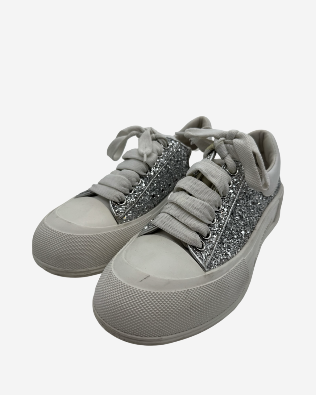 Alexander McQueen Glitter Sneakers 38