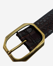 Cinturón Saint Laurent Croc