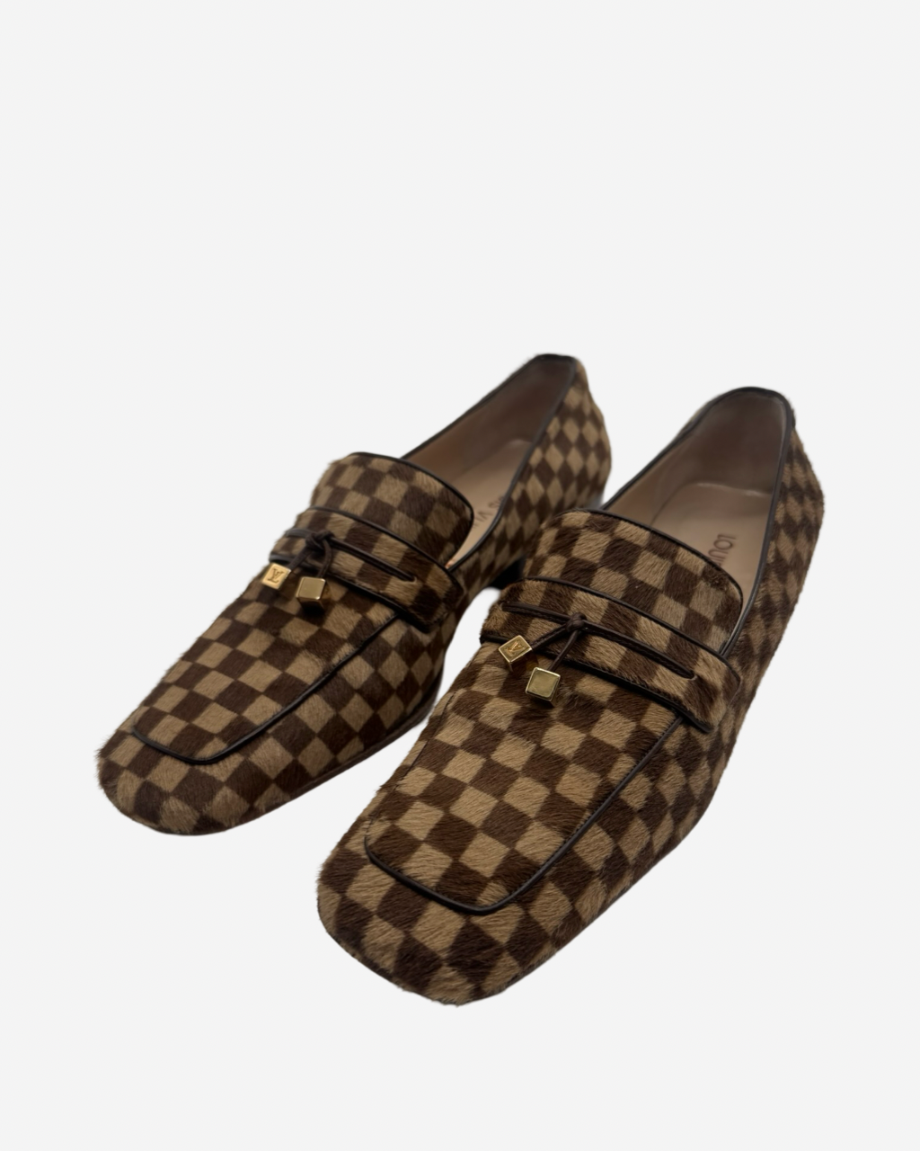 Louis Vuitton Damier Loafers 37.5