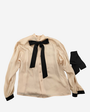 Chanel Bow Blouse