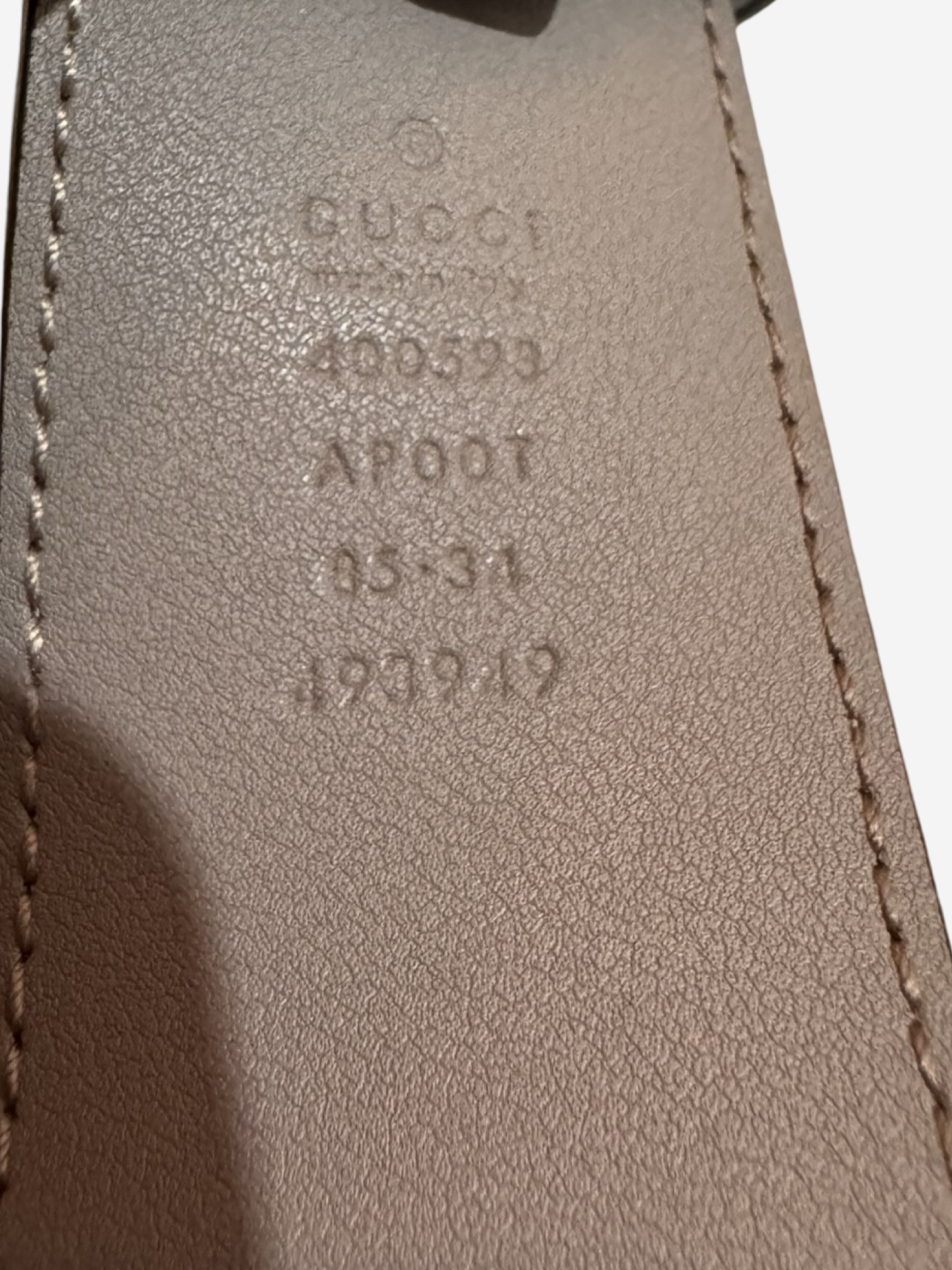 Cinturón Gucci Marmont