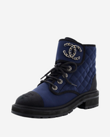 Chanel CC Cap Toe Boots