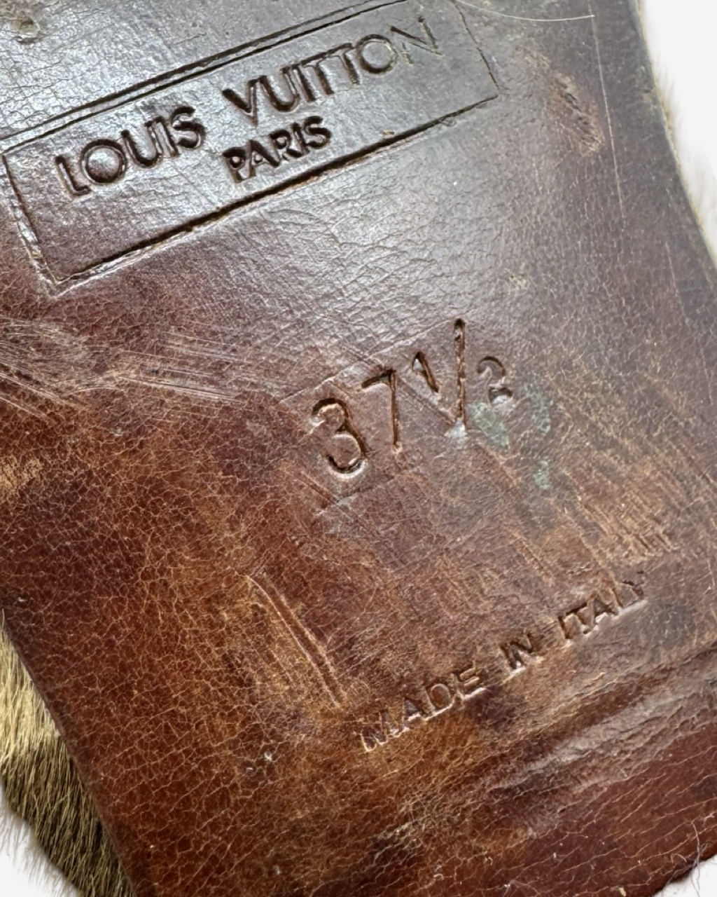 Louis Vuitton Damier Loafers 37.5