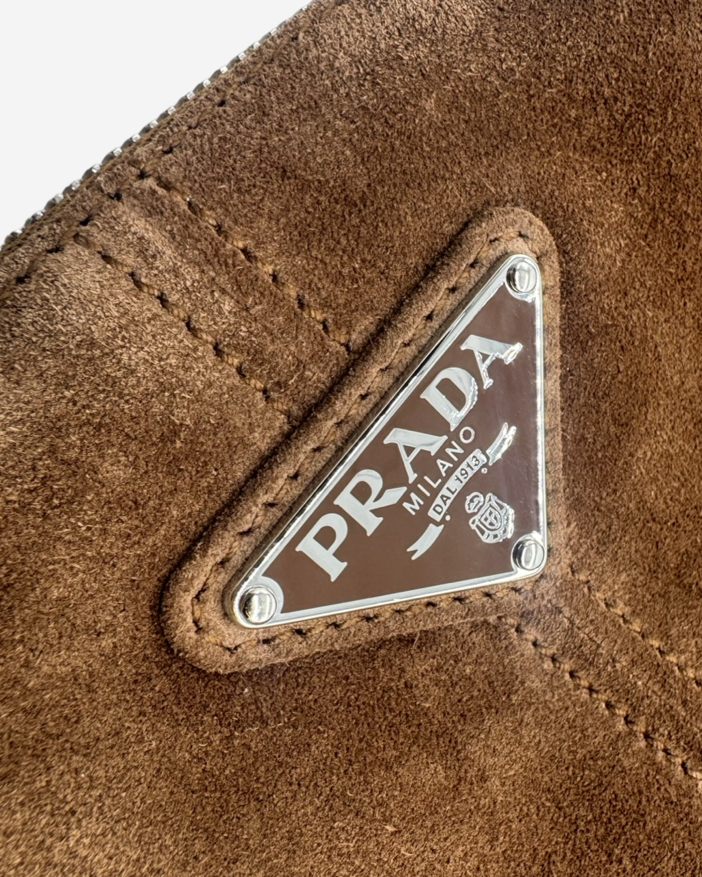 Bolsa Mensajero Prada Gamuza