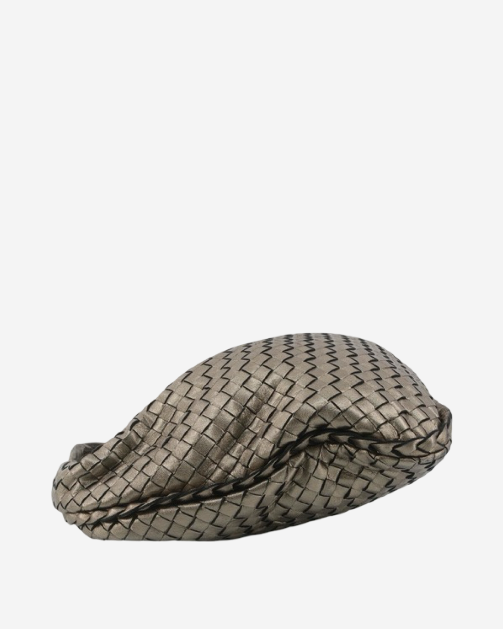 Bolsa Bottega Veneta Hobo Intrecciato Metálica