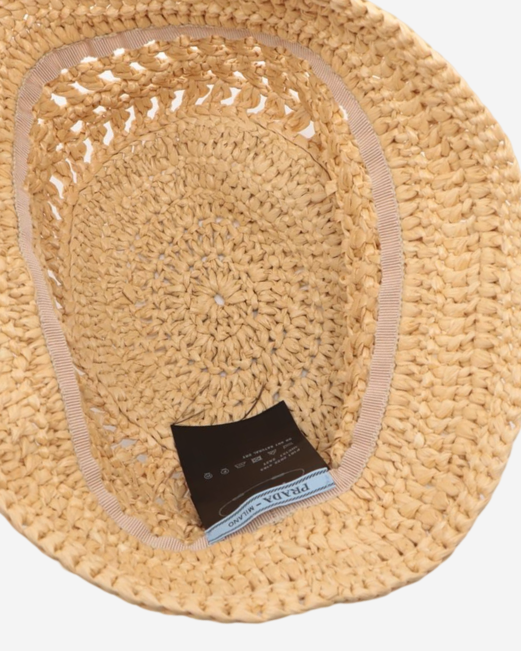 Cappelli Rafia Prada Bucket Hat Prada Rafia – Irene Buffa
