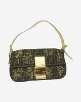 Bolsa Fendi Baguette Bordada Vintage