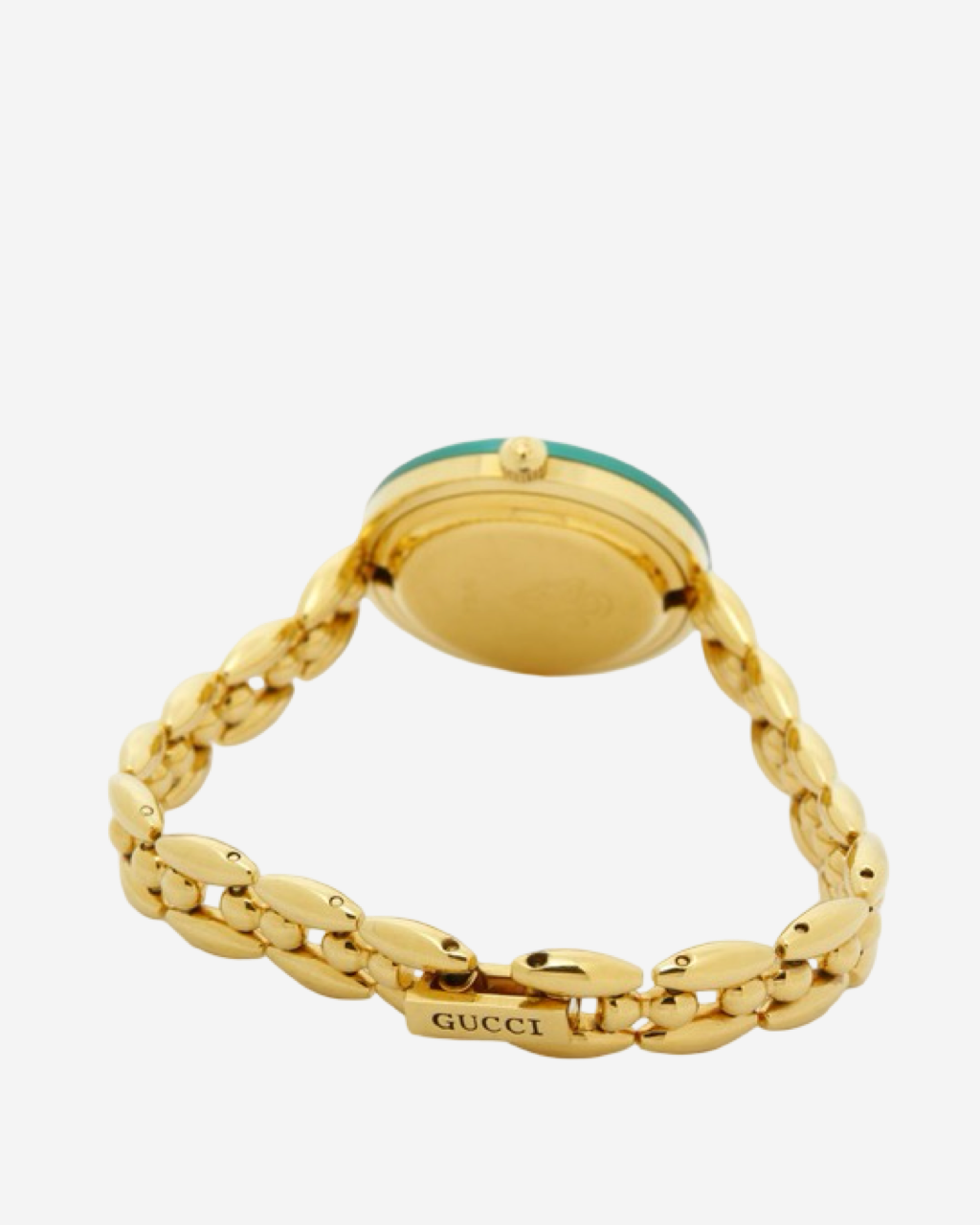 Gucci Gold Bezel Chain Watch